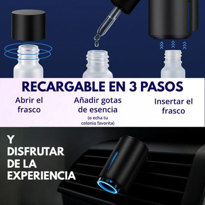 Difusor de ambientador portátil para coche